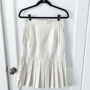 SLIGHTLY WORN CREAM, DESIGNER SKIRT